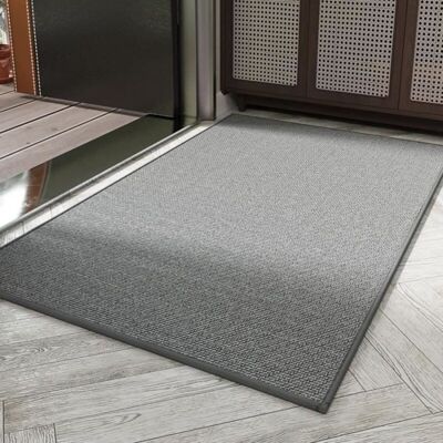 SANS MARQUE Tapis Entrée Intérieur,80 X 120cm Paillassons Pour Entrée,paillasson Tapis Interieur Lavable En Lin,tapis De Salon,gris - Publicité SANS MARQUE Tapis Entrée Intérieur,80 X 120cm Paillassons Pour Entrée,paillasson Tapis Interieur Lavable En Lin,tapis De Salon,gris - Publicité