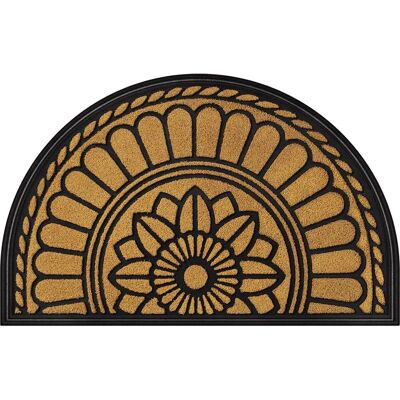 Vision Tigrezy Tapis De Porte Demi-rond, Tapis De Protection Avec Chemin D'Accès Antidérapant, Paillasson Robuste Pour Extérieur, À Profil Bas Et Facile À Nettoyer, 60 X 90 Cm, Jaune - Publicité Vision Tigrezy Tapis De Porte Demi-rond, Tapis De Protection Avec Chemin D'Accès Antidérapant, Paillasson Robuste Pour Extérieur, À Profil Bas Et Facile À Nettoyer, 60 X 90 Cm, Jaune - Publicité