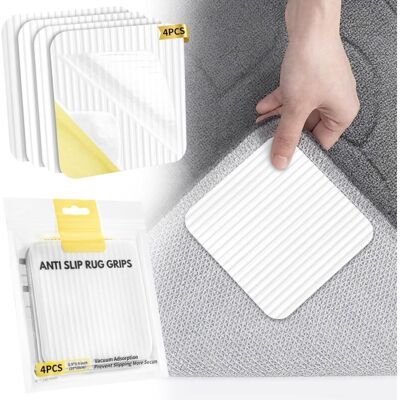 OEM 8 Pcs Anti Derapant Tapis, Tapis Antidérapant, Anti Glisse Tapis Pour Cuisine Chambre Salon Salle De Bain 10 Cm X 10 Cm (blanc) - Publicité OEM 8 Pcs Anti Derapant Tapis, Tapis Antidérapant, Anti Glisse Tapis Pour Cuisine Chambre Salon Salle De Bain 10 Cm X 10 Cm (blanc) - Publicité