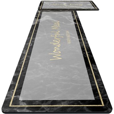 Melissa Lot De 2 Tapis De Cuisine En Terre De Diatomée - 45x70cm Et 45x120cm - Motif "matin" - Antifatigue Et Absorbant - Publicité Melissa Lot De 2 Tapis De Cuisine En Terre De Diatomée - 45x70cm Et 45x120cm - Motif "matin" - Antifatigue Et Absorbant - Publicité