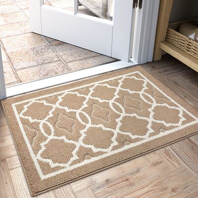 Vision Tigrezy Tapis De Porte Intérieur Et Extérieur Absorbant Et Résistant,tapis D'Entrée Lavable En Machine,anti-poussière - 50 X 80 Cm,marron - Publicité Vision Tigrezy Tapis De Porte Intérieur Et Extérieur Absorbant Et Résistant,tapis D'Entrée Lavable En Machine,anti-poussière - 50 X 80 Cm,marron - Publicité