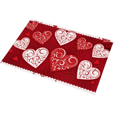 OEM Tapis De Sol Xiuh Home Textile À Motif Cœur Pour La Saint-valentin, Tapis D'Entrée De Cuisine, Tapis Absorbant Pour Chambre À Coucher (ca) - Publicité OEM Tapis De Sol Xiuh Home Textile À Motif Cœur Pour La Saint-valentin, Tapis D'Entrée De Cuisine, Tapis Absorbant Pour Chambre À Coucher (ca) - Publicité