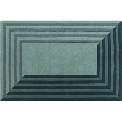 VENTE-UNIQUE Tapis Tufté 100% Laine - 160 X 230 Cm - Bleu Canard - 2000g/m² - Silene - Publicité VENTE-UNIQUE Tapis Tufté 100% Laine - 160 X 230 Cm - Bleu Canard - 2000g/m² - Silene - Publicité