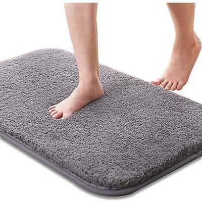 URSUS Tapis De Salle De Bain Antidérapant Tapis De Bain Absorbant D’eau Super Doux Microfibre Shaggy Tapis De Salle De Bain Lavable En - Publicité URSUS Tapis De Salle De Bain Antidérapant Tapis De Bain Absorbant D’eau Super Doux Microfibre Shaggy Tapis De Salle De Bain Lavable En - Publicité
