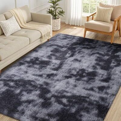 Scotch Tapis À Poils Longs Pour Salon, Lavable, Antidérapant, Moderne, Moelleux Et Confortable, Idéal Pour La Décoration Du Salon, De La Chambre Ou De La Chambre D'Enfant, 160 X 220 Cm, Gris - Publicité Scotch Tapis À Poils Longs Pour Salon, Lavable, Antidérapant, Moderne, Moelleux Et Confortable, Idéal Pour La Décoration Du Salon, De La Chambre Ou De La Chambre D'Enfant, 160 X 220 Cm, Gris - Publicité