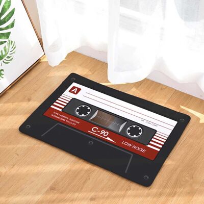 Scotch Tapis Vintage Imprimé Cassette Audio, Tapis Salle De Bain Absorbant Antidérapant Diatomite, Moquette Musique Pour Salon, Chambre, Descente De Lit, Salle De Bain (50x80cm) - Publicité Scotch Tapis Vintage Imprimé Cassette Audio, Tapis Salle De Bain Absorbant Antidérapant Diatomite, Moquette Musique Pour Salon, Chambre, Descente De Lit, Salle De Bain (50x80cm) - Publicité