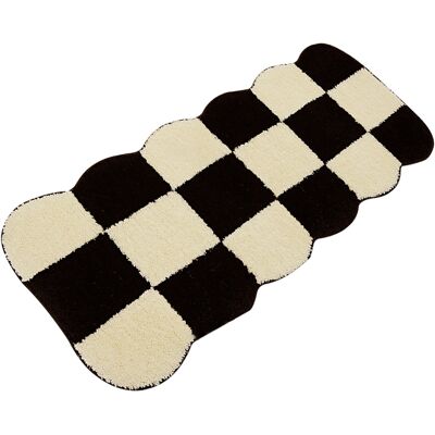 HEAT Tapis De Couloir À Carreaux Noirs Et Blancs, Style Vintage, Absorbant L'Eau Et Résistant Aux Taches, Pour La Maison Ou La Chambre (type 1), 40 X 120 Cm - Publicité HEAT Tapis De Couloir À Carreaux Noirs Et Blancs, Style Vintage, Absorbant L'Eau Et Résistant Aux Taches, Pour La Maison Ou La Chambre (type 1), 40 X 120 Cm - Publicité