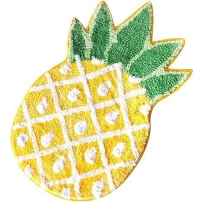 SCORPIO Paillasson Ananas Antidérapant Pour Décoration D'Intérieur, Salon, Chambre À Coucher, Salle De Bain, Tapis D'Intérieur Lavable En Machine, 50 X 80 Cm - Publicité SCORPIO Paillasson Ananas Antidérapant Pour Décoration D'Intérieur, Salon, Chambre À Coucher, Salle De Bain, Tapis D'Intérieur Lavable En Machine, 50 X 80 Cm - Publicité