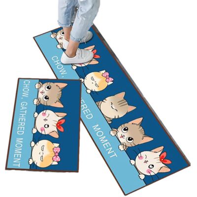 Melissa Lot De 2 Tapis De Cuisine Antidérapants - Décoratifs Et Absorbants, Doux Pour Le Sol - Pour Salon, Chambre Ou Passage - Publicité Melissa Lot De 2 Tapis De Cuisine Antidérapants - Décoratifs Et Absorbants, Doux Pour Le Sol - Pour Salon, Chambre Ou Passage - Publicité