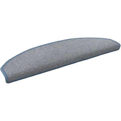 Vidaxl Tapis D'Escalier Auto-adhésifs 15 Pcs Gris Clair Et Bleu - Publicité Vidaxl Tapis D'Escalier Auto-adhésifs 15 Pcs Gris Clair Et Bleu - Publicité