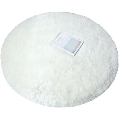 OEM Tapis Rond Chambre Tapis Salon Anti Slip Doux Moelleux Tapis Shaggy Tapis De Sol Grand Pour Couloir (blanc, 80cm) - Publicité OEM Tapis Rond Chambre Tapis Salon Anti Slip Doux Moelleux Tapis Shaggy Tapis De Sol Grand Pour Couloir (blanc, 80cm) - Publicité