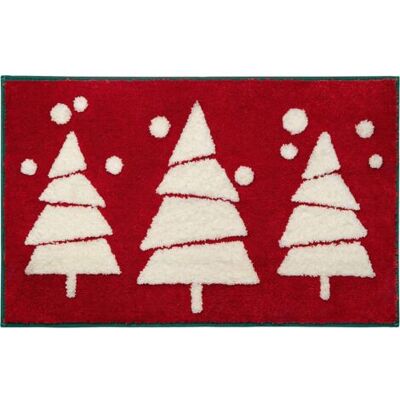 ABYSSE Tapis De Bain Décoratif Rouge De Noël, Mignon, Antidérapant, Amusant, Moelleux, Absorbant, Lavable, 40 X 60 Cm - Publicité ABYSSE Tapis De Bain Décoratif Rouge De Noël, Mignon, Antidérapant, Amusant, Moelleux, Absorbant, Lavable, 40 X 60 Cm - Publicité