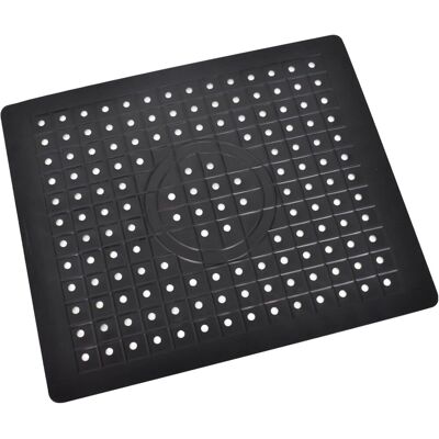 GRASSLIN 1 Tapis Évier Silicone Noir Découpable Antidérapant Nid D'Abeille Protection Cuisine - Publicité GRASSLIN 1 Tapis Évier Silicone Noir Découpable Antidérapant Nid D'Abeille Protection Cuisine - Publicité