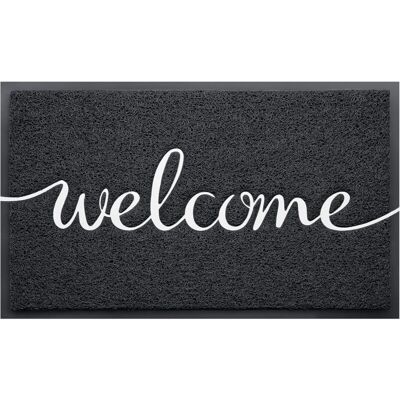 OEM Tapis De Sol Discret, Paillasson D'Entrée, Tapis D'Intérieur Et D'Extérieur Antidérapant (81 X 51 Cm, Noir - Bienvenue)-dou - Publicité OEM Tapis De Sol Discret, Paillasson D'Entrée, Tapis D'Intérieur Et D'Extérieur Antidérapant (81 X 51 Cm, Noir - Bienvenue)-dou - Publicité