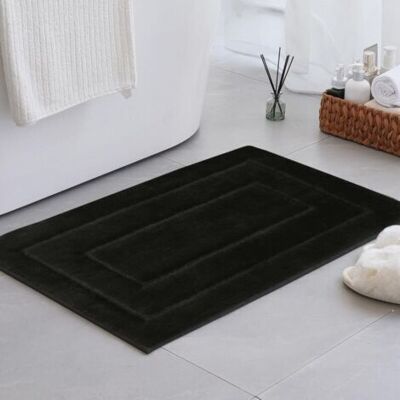 SCORPIO Tapis Antidérapant, Doux, Absorbant, Lavable En Machine Pour Salles De Bains Et Douches, 50 X 80 Cm, Noir - Publicité SCORPIO Tapis Antidérapant, Doux, Absorbant, Lavable En Machine Pour Salles De Bains Et Douches, 50 X 80 Cm, Noir - Publicité