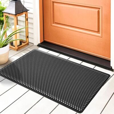 Vision Paillasson D'Extérieur — Silicone, Résistant À La Saleté, Durable, Lavable Et Antidérapant — Pour Entrée, Chambre Ou Cuisine — 42 X 76 Cm, Noir - Publicité Vision Paillasson D'Extérieur — Silicone, Résistant À La Saleté, Durable, Lavable Et Antidérapant — Pour Entrée, Chambre Ou Cuisine — 42 X 76 Cm, Noir - Publicité