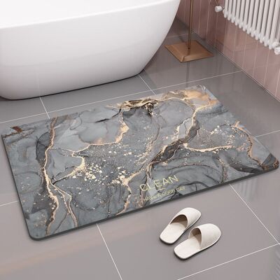 BRAST Ymyny Tapis De Bain En Terre De Diatomées Antidérapant Super Absorbant 40 X 60 Cm Tapis De Bain Design Tapis De Bain Absorbant Lavable Anti-salissures Facile Et Rapide À Nettoyer - Publicité BRAST Ymyny Tapis De Bain En Terre De Diatomées Antidérapant Super Absorbant 40 X 60 Cm Tapis De Bain Design Tapis De Bain Absorbant Lavable Anti-salissures Facile Et Rapide À Nettoyer - Publicité
