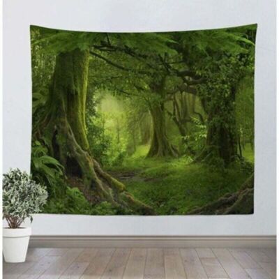 SANS MARQUE Tapisserie Tenture Murale Psychédélique Arbre Forêt Tapis Tissu Drap Mural Décoration Murale Maison Salon Chambre Dortoir Bohème Nature Paysage Avec Courte Peluche Tissu Doux (150cm130cm) - Publicité SANS MARQUE Tapisserie Tenture Murale Psychédélique Arbre Forêt Tapis Tissu Drap Mural Décoration Murale Maison Salon Chambre Dortoir Bohème Nature Paysage Avec Courte Peluche Tissu Doux (150cm130cm) - Publicité
