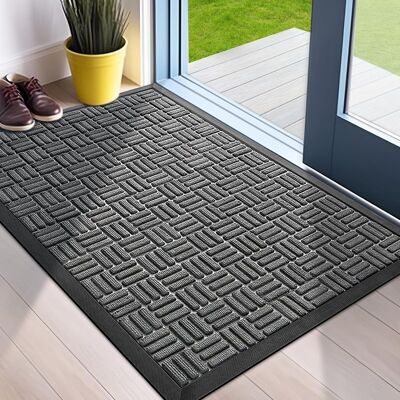 Vision Paillasson D'Entrée, Robuste Et Durable, Pour L'Extérieur Et L'Intérieur, Pour L'Entrée, Le Patio Ou Le Porche, 76,2 X 43,2 Cm, Gris - Publicité Vision Paillasson D'Entrée, Robuste Et Durable, Pour L'Extérieur Et L'Intérieur, Pour L'Entrée, Le Patio Ou Le Porche, 76,2 X 43,2 Cm, Gris - Publicité