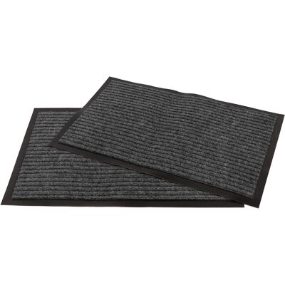 HEAT Tapis D'Entrée D'Intérieur En Fibres Chimiques Absorbantes, Antidérapant Et Lavable En Machine, Idéal Pour La Salle De Bain, La Cuisine Et L'Entrée. Publicité HEAT Tapis D'Entrée D'Intérieur En Fibres Chimiques Absorbantes, Antidérapant Et Lavable En Machine, Idéal Pour La Salle De Bain, La Cuisine Et L'Entrée. Publicité