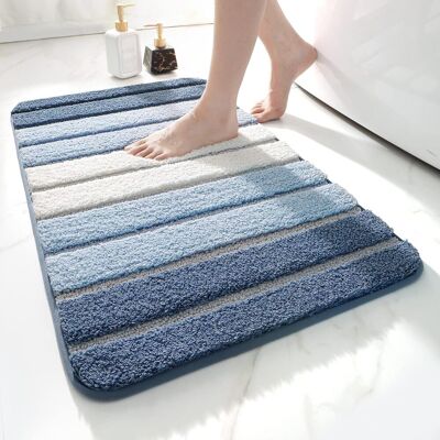 Generic Tapis De Bain Antidérapant 50 X 80 Cm, Extra Doux, Lavable En Machine, Absorbant, Bleu - Publicité Generic Tapis De Bain Antidérapant 50 X 80 Cm, Extra Doux, Lavable En Machine, Absorbant, Bleu - Publicité