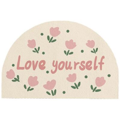 BRINSEA Tapis De Chambre À Dessin Animé, Paillasson Semi-circulaire, Absorbant Et Antidérapant, Tapis Floral Mat (style 3) - Publicité BRINSEA Tapis De Chambre À Dessin Animé, Paillasson Semi-circulaire, Absorbant Et Antidérapant, Tapis Floral Mat (style 3) - Publicité