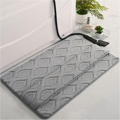 SCORPIO Tapis De Bain En Mousse À Mémoire De Forme – Doux, Absorbant Et Moelleux – Tapis De Bain En Coton De Luxe Lavable Et Antidérapant – 40 X 60 Cm – Gris Marocain - Publicité SCORPIO Tapis De Bain En Mousse À Mémoire De Forme – Doux, Absorbant Et Moelleux – Tapis De Bain En Coton De Luxe Lavable Et Antidérapant – 40 X 60 Cm – Gris Marocain - Publicité