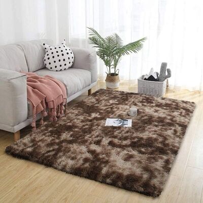 URSUS Tapis Chambre Tapis Modernes De Salon Soft Tapis À Poils Longs Moelleux Tapis Extra Doux Et Confortable Tapis Antidérapant Intérieur Moelleux Épais Pour Salon (brun Blanc, 80200cm)-ensoleillé - Publicité URSUS Tapis Chambre Tapis Modernes De Salon Soft Tapis À Poils Longs Moelleux Tapis Extra Doux Et Confortable Tapis Antidérapant Intérieur Moelleux Épais Pour Salon (brun Blanc, 80200cm)-ensoleillé - Publicité