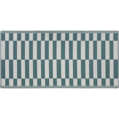 Tapis D'Extérieur Géométrique 90 X 180 Cm Atmosphera - Damier Canard - Damier Canard - - Publicité Tapis D'Extérieur Géométrique 90 X 180 Cm Atmosphera - Damier Canard - Damier Canard - - Publicité