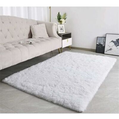 ABYSSE Tapis Enfant Ultra Doux 80x120 Cm – Blanc – Résistant À La Saleté – Lavable À 40° – Antidérapant Pour Sécurité – Confort Optimal - Publicité ABYSSE Tapis Enfant Ultra Doux 80x120 Cm – Blanc – Résistant À La Saleté – Lavable À 40° – Antidérapant Pour Sécurité – Confort Optimal - Publicité