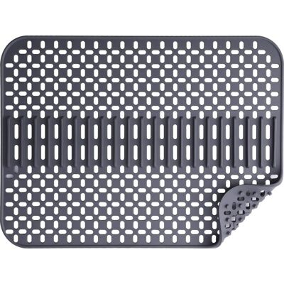 Vision Tapis D'Évier En Silicone - 43 X 32 Cm - 1 Couche - Compatible Lave-vaisselle - Résistant À La Chaleur Et Antidérapant - Gris Foncé - Publicité Vision Tapis D'Évier En Silicone - 43 X 32 Cm - 1 Couche - Compatible Lave-vaisselle - Résistant À La Chaleur Et Antidérapant - Gris Foncé - Publicité