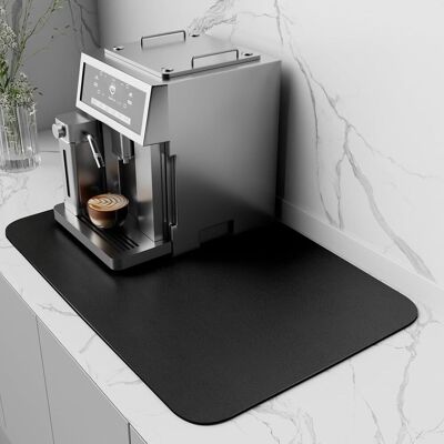 GRASSLIN Tapis De Café,séchage Rapide Machine À Café,tapis Absorbant Vaisselle Antidérapant Egouttoir Pour Vaisselle,bar,machine Café (noir, 30x50cm) Noir 30x50cm'noir 30x50cm'noir'30x50cm - Publicité GRASSLIN Tapis De Café,séchage Rapide Machine À Café,tapis Absorbant Vaisselle Antidérapant Egouttoir Pour Vaisselle,bar,machine Café (noir, 30x50cm) Noir 30x50cm'noir 30x50cm'noir'30x50cm - Publicité