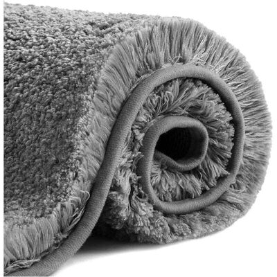 BRAST Tapis De Bain Antidérapant Tapis Salle De Bain Épaissi Tapis Sortie De Douche Absorbant Tapis De Sol Ultra Doux En Séchage Rapide, Lavable En Machine - 50 X 80cm(gris Clair) - Publicité BRAST Tapis De Bain Antidérapant Tapis Salle De Bain Épaissi Tapis Sortie De Douche Absorbant Tapis De Sol Ultra Doux En Séchage Rapide, Lavable En Machine - 50 X 80cm(gris Clair) - Publicité