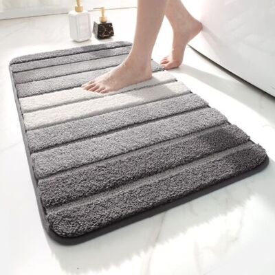 SCORPIO Tapis De Bain Antiderapant,extra Doux Tapis Salle Bain,lavable En Machine,absorbant L'Eau,50 X 80 Cm,gris - Publicité SCORPIO Tapis De Bain Antiderapant,extra Doux Tapis Salle Bain,lavable En Machine,absorbant L'Eau,50 X 80 Cm,gris - Publicité