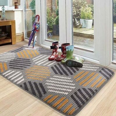 ABYSSE Paillasson Intérieur Antidérapant, Tapis Entrée Intérieur Doux, Absorbant Et Lavable, Tapis De Porte Pour Intérieur, Extérieur, Chambre, Cuisine, Entrée, Couloir -- 50 X 80 Cm, Gris - Publicité ABYSSE Paillasson Intérieur Antidérapant, Tapis Entrée Intérieur Doux, Absorbant Et Lavable, Tapis De Porte Pour Intérieur, Extérieur, Chambre, Cuisine, Entrée, Couloir -- 50 X 80 Cm, Gris - Publicité