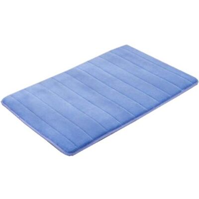 ABYSSE Tapis De Bain En Mousse À Mémoire De Forme Souple – Tapis De Salle De Bain Antidérapant Et Absorbant En Caoutchouc Pour Cuisine Et Salle De Bain, 50 X 80 Cm, Bleu - Publicité ABYSSE Tapis De Bain En Mousse À Mémoire De Forme Souple – Tapis De Salle De Bain Antidérapant Et Absorbant En Caoutchouc Pour Cuisine Et Salle De Bain, 50 X 80 Cm, Bleu - Publicité