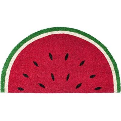 ABYSSE (pastèque, Rouge).tapis D'Entrée En Forme De Pastèque. Paillasson Original En Noix De Coco Avec Support Antidérapant En Pvc. Publicité ABYSSE (pastèque, Rouge).tapis D'Entrée En Forme De Pastèque. Paillasson Original En Noix De Coco Avec Support Antidérapant En Pvc. Publicité