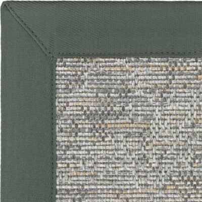 DÉCOWEB Tapis Intérieur / Extérieur Jambi - Nuances Gris Perle - Ganse Grise - 80 X 150 Cm - Publicité DÉCOWEB Tapis Intérieur / Extérieur Jambi - Nuances Gris Perle - Ganse Grise - 80 X 150 Cm - Publicité