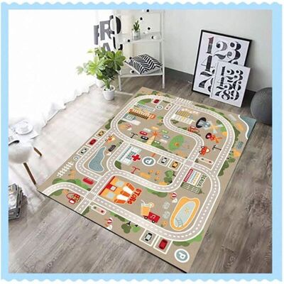 Melissa Tapis Pour Enfants Tapis De Jeu Street Car Univers Animal 120x160 Cm - Publicité Melissa Tapis Pour Enfants Tapis De Jeu Street Car Univers Animal 120x160 Cm - Publicité