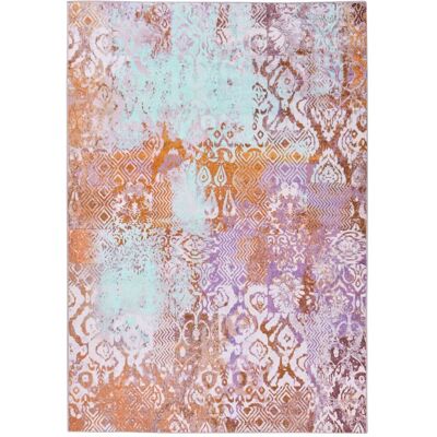 BELIANI Tapis Bohème Oriental En Polyester 160 X 230 Cm Motif Imprimé Couleurs Vives Tissé À Plat Multicolore Zenvira - Publicité BELIANI Tapis Bohème Oriental En Polyester 160 X 230 Cm Motif Imprimé Couleurs Vives Tissé À Plat Multicolore Zenvira - Publicité