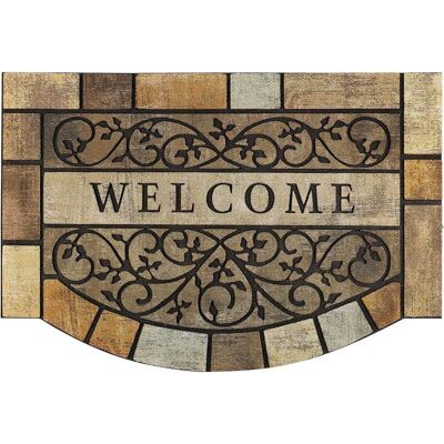 Vision Paillasson D'Entrée Durable, 61 X 91 Cm, Grand Tapis D'Extérieur Robuste Pour Porte D'Entrée Avec Envers En Caoutchouc Antidérapant Pour Entrée Extérieure, Garage, Terrasse - Publicité Vision Paillasson D'Entrée Durable, 61 X 91 Cm, Grand Tapis D'Extérieur Robuste Pour Porte D'Entrée Avec Envers En Caoutchouc Antidérapant Pour Entrée Extérieure, Garage, Terrasse - Publicité