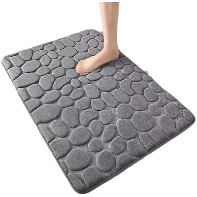 Generic Tapis De Bain En Mousse À Mémoire De Forme, Absorbant, Antidérapant, Pour Décoration De Douche, Paillasson, Salle De Bain Et Salon, 50 X 80 Cm - Publicité Generic Tapis De Bain En Mousse À Mémoire De Forme, Absorbant, Antidérapant, Pour Décoration De Douche, Paillasson, Salle De Bain Et Salon, 50 X 80 Cm - Publicité
