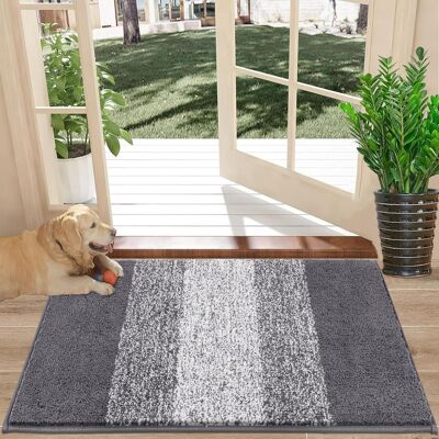 Generic Tapis D'Entrée Intérieur Antidérapant, Lavable En Machine, Très Absorbant, En Microfibre, Pour Animaux De Compagnie, Gris, 40 X 60 Cm - Publicité Generic Tapis D'Entrée Intérieur Antidérapant, Lavable En Machine, Très Absorbant, En Microfibre, Pour Animaux De Compagnie, Gris, 40 X 60 Cm - Publicité