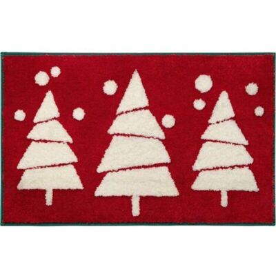 BRAST Tapis De Bain Décoratif Rouge De Noël, Mignon, Antidérapant, Amusant, Moelleux, Absorbant, Lavable, 40 X 60 Cm - Publicité BRAST Tapis De Bain Décoratif Rouge De Noël, Mignon, Antidérapant, Amusant, Moelleux, Absorbant, Lavable, 40 X 60 Cm - Publicité