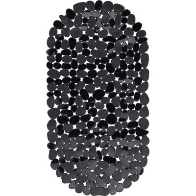 Vision Tapis De Bain Effet Pierre, Antidérapant À Ventouses, Lavable, Dimensions : 36 X 68 Cm, Noir - Publicité Vision Tapis De Bain Effet Pierre, Antidérapant À Ventouses, Lavable, Dimensions : 36 X 68 Cm, Noir - Publicité