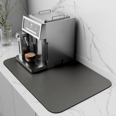 GRASSLIN Tapis De Café, Séchage Rapide, Absorbant, Antidérapant, Facile À Nettoyer, Gris Foncé, 43x80cm Foncé'gris Foncé 43x80cm'gris Foncé'43x80cm - Publicité GRASSLIN Tapis De Café, Séchage Rapide, Absorbant, Antidérapant, Facile À Nettoyer, Gris Foncé, 43x80cm Foncé'gris Foncé 43x80cm'gris Foncé'43x80cm - Publicité