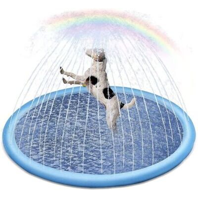 ABYSSE Tapis Jet D Eau Enfant,piscine Pour Chien,tapis De Pulvérisation Antidérapant, Splash Pad Pvc, Piscine Pour Animaux,baignoire Pour Chien,jeu D'Eau Exterieur Été Pour Enfant Adulte Chien - Publicité ABYSSE Tapis Jet D Eau Enfant,piscine Pour Chien,tapis De Pulvérisation Antidérapant, Splash Pad Pvc, Piscine Pour Animaux,baignoire Pour Chien,jeu D'Eau Exterieur Été Pour Enfant Adulte Chien - Publicité