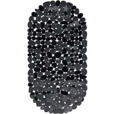 Vision Tapis De Bain Effet Pierre, Antidérapant À Ventouses, Lavable, Dimensions : 36 X 68 Cm, Noir - Publicité Vision Tapis De Bain Effet Pierre, Antidérapant À Ventouses, Lavable, Dimensions : 36 X 68 Cm, Noir - Publicité
