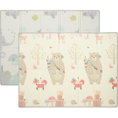 HEAT Tapis D'Éveil Pliable Et Réversible Pour Bébé, En Mousse Épaisse, 200 X 150 X 1,5 Cm, Multicolore - Publicité HEAT Tapis D'Éveil Pliable Et Réversible Pour Bébé, En Mousse Épaisse, 200 X 150 X 1,5 Cm, Multicolore - Publicité