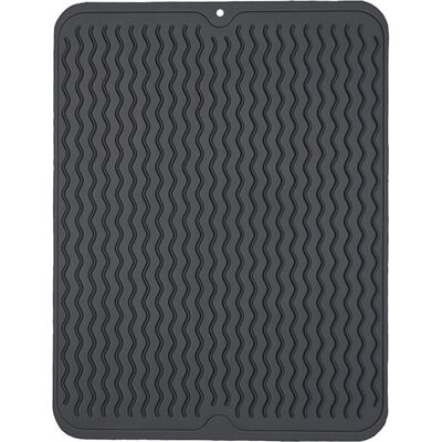Vision Tapis D'Égouttage En Silicone, Tapis Résistant À La Chaleur, Tapis D'Égouttage Facile À Nettoyer (40 X 30 Cm, Noir) - Publicité Vision Tapis D'Égouttage En Silicone, Tapis Résistant À La Chaleur, Tapis D'Égouttage Facile À Nettoyer (40 X 30 Cm, Noir) - Publicité